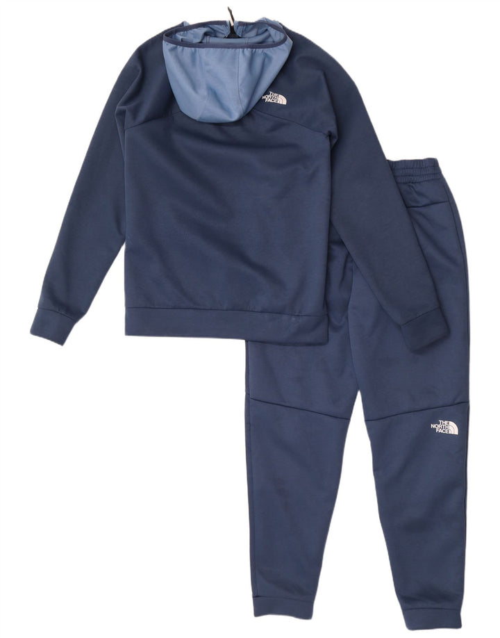 The North Face Herren-Trainingsanzug, klein, marineblau, Farbblock-Polyester
