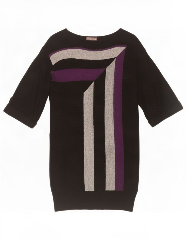 Marks & Spencer Damen Pulloverkleid UK 14 Mittel Mehrfarbig gestreift