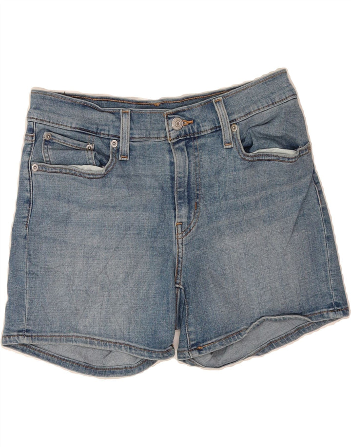 LEVI'S Womens Denim Shorts W28 Medium Blue Cotton Vintage Levi's and Second-Hand Levi's from Messina Hembry 