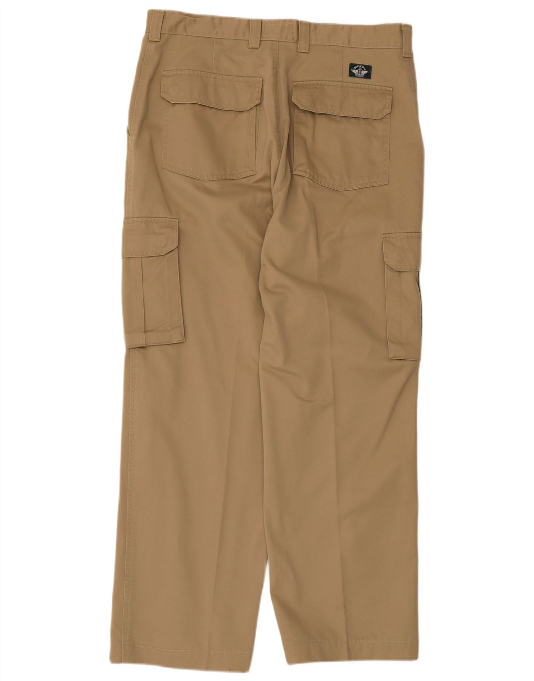 Dockers Herren Khakis Straight Cargo Hose W36 L29 Beige Baumwolle