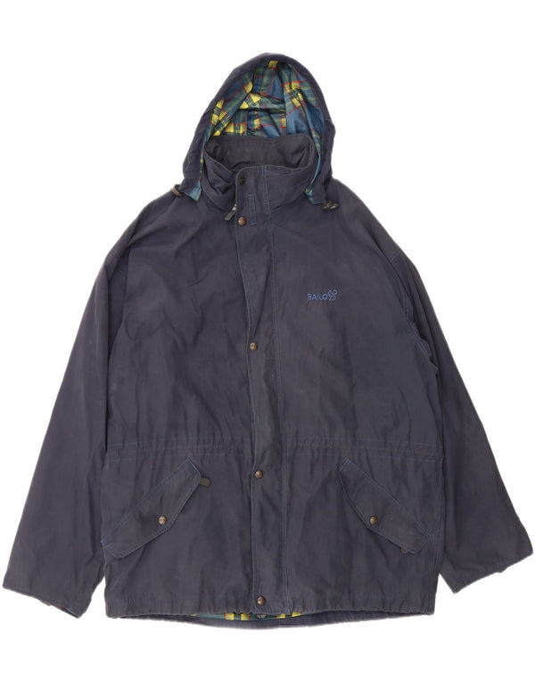Bailo Herren-Windjacke mit Kapuze, Größe 56, 3XL, Marineblau