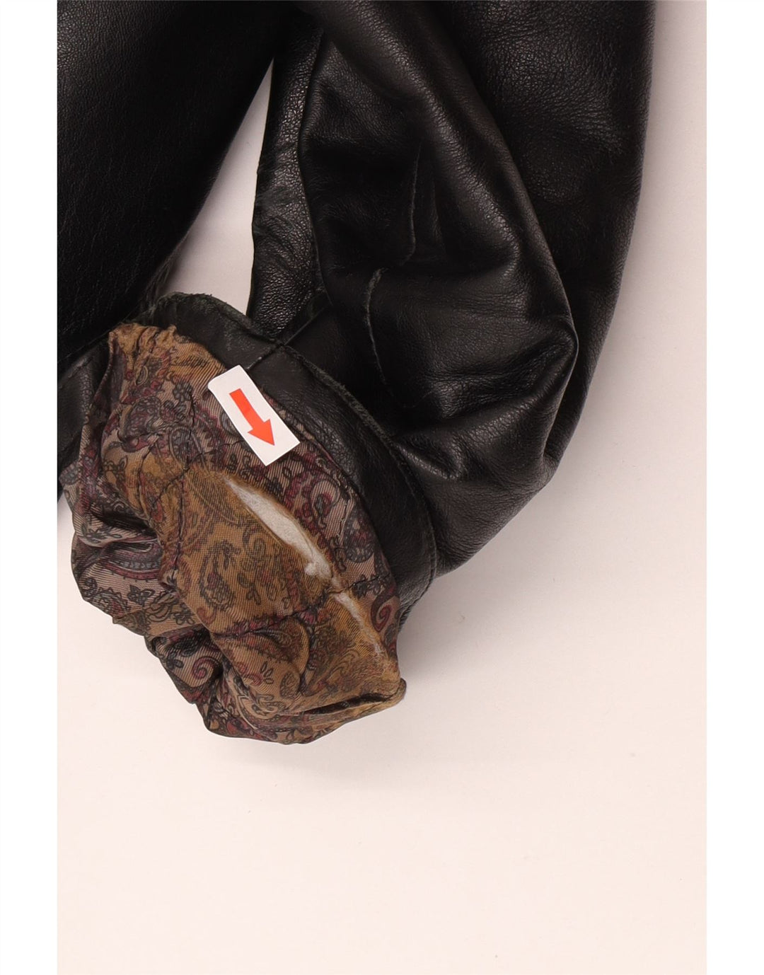 Vintage Herren Lederjacke UK 36 Kleines schwarzes Leder