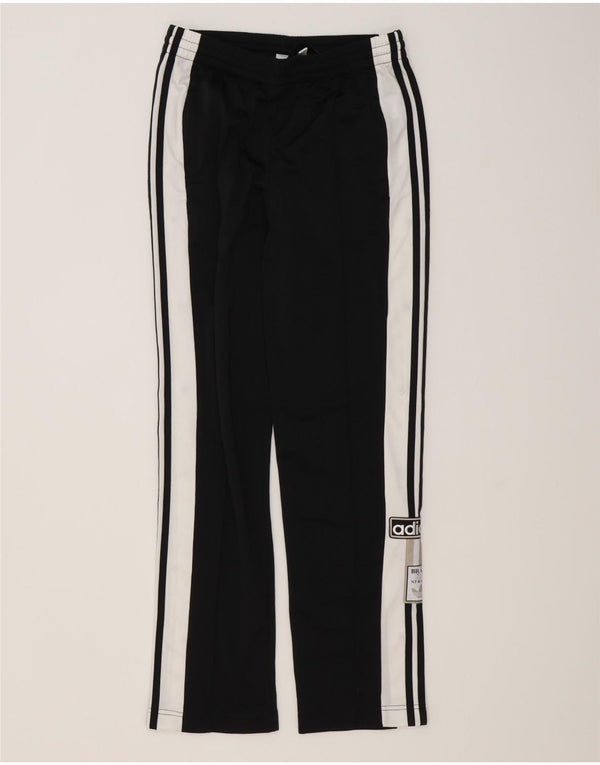 Adidas Damen-Trainingshose mit Grafik, UK 8, Größe S, Schwarz, Farbblock