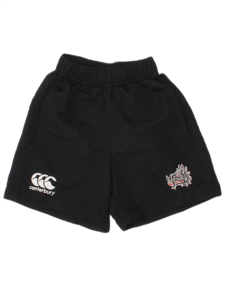 Canterbury Jungen-Sportshorts mit Grafik, 3–4 Jahre, Schwarz