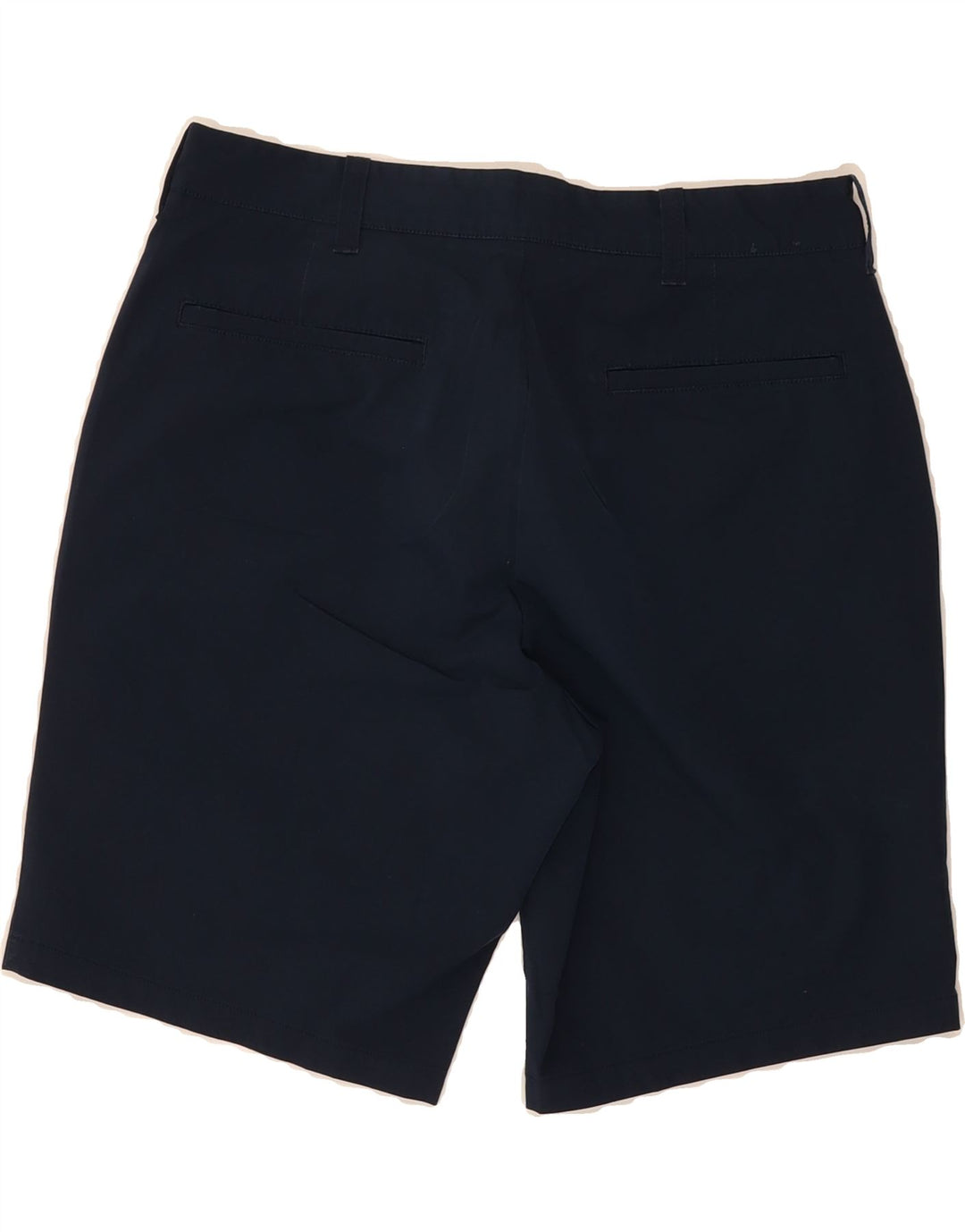J. CREW Mens Chino Shorts W30 Medium  Navy Blue Polyester Vintage J. Crew and Second-Hand J. Crew from Messina Hembry 