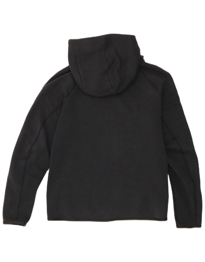 Nike Herren-Kapuzenpullover mit Reißverschluss, Größe S, schwarze Baumwolle