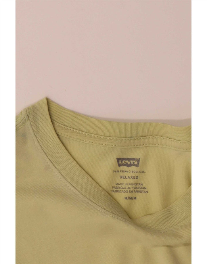 Levi's Herren Relaxed T-Shirt Top aus mittelgelber Baumwolle