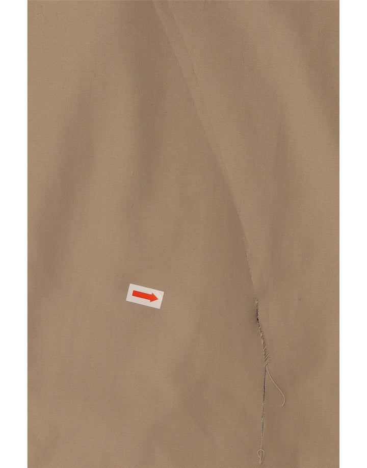 VINTAGE Damen Übergroßer Kunstpelzmantel EU 40 Mittelbeiges Polyester