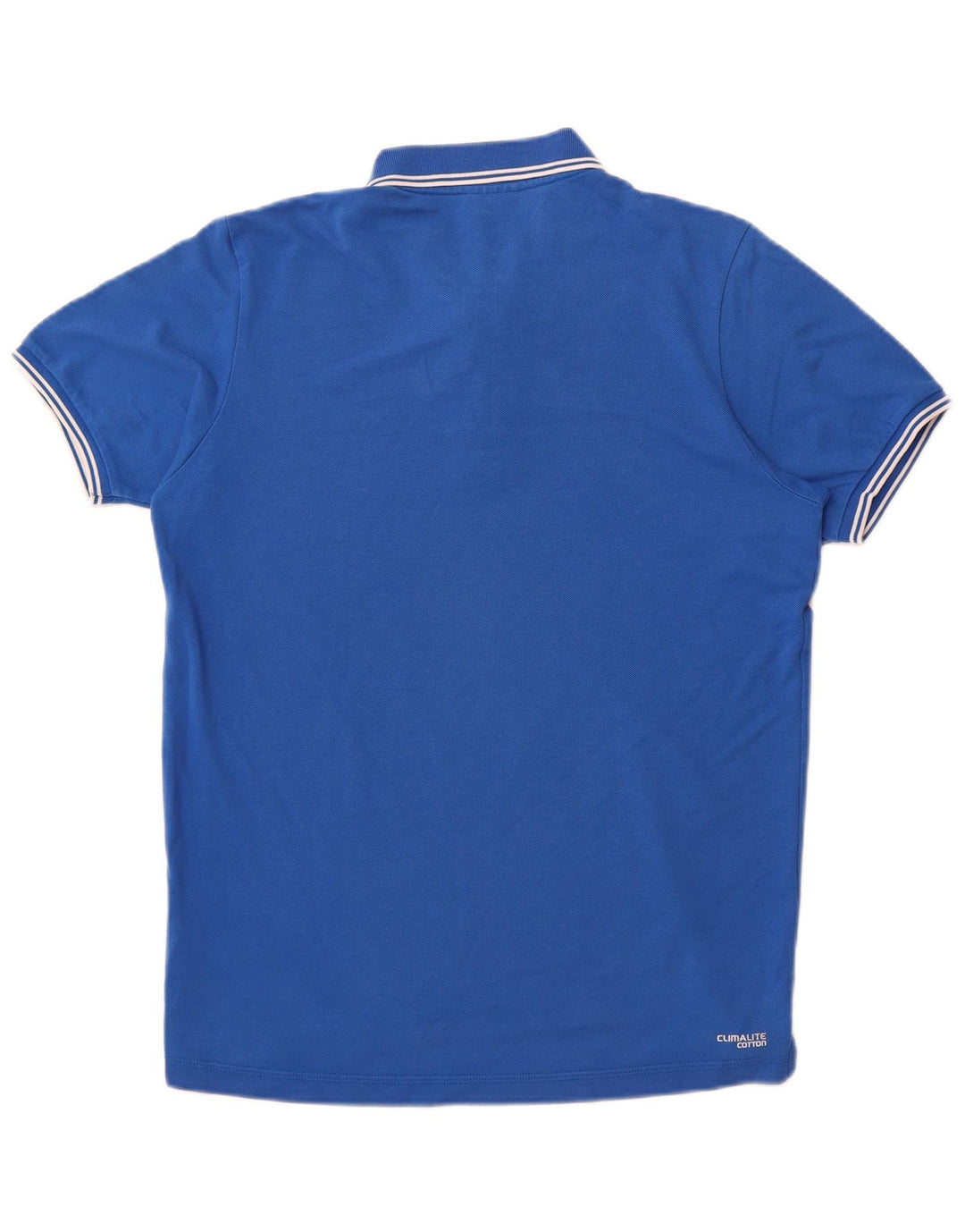 ADIDAS Herren Clima 365 Poloshirt mittelblaue Baumwolle