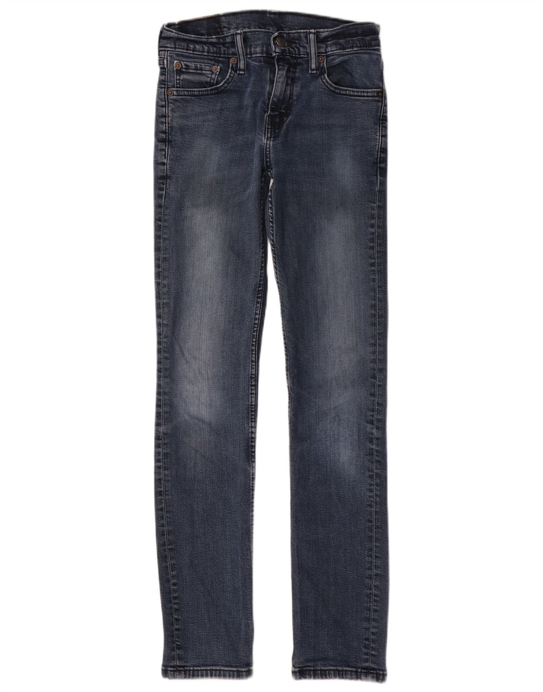 LEVI'S Damen Slim Jeans W27 L32 Blaue Baumwolle