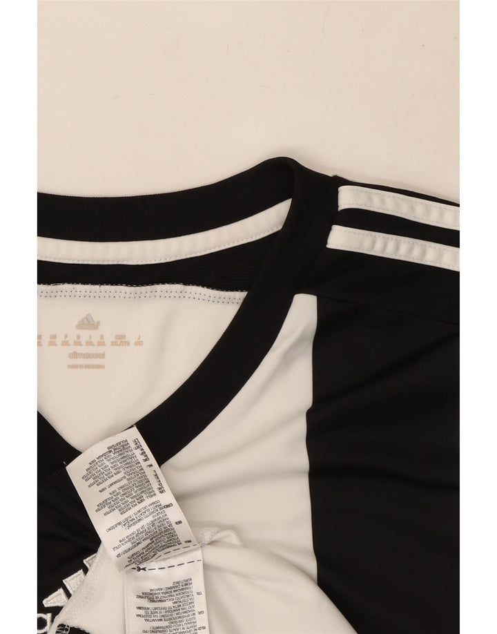 Adidas Herren Climacool T-Shirt Top 2XL Weiß Colourblock Polyester