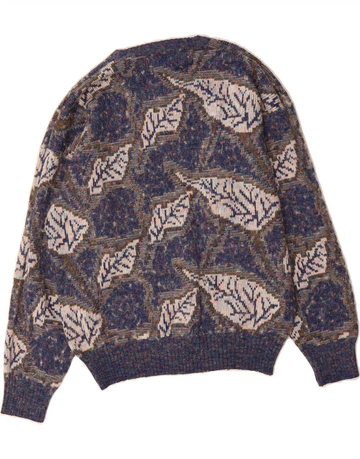 AVANTI Womens Oversized Crew Neck Jumper Sweater UK 10 Small Blue Vintage Avanti and Second-Hand Avanti from Messina Hembry 