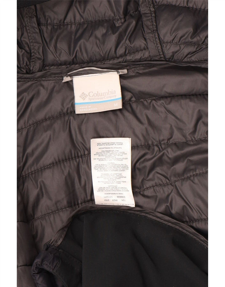 Columbia Herren-Jacke mit Kapuze, mittelgroß, Marineblau, Colourblock-Nylon