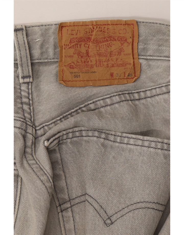 LEVI'S Herren 501 Straight Jeans W31 L27 Grau