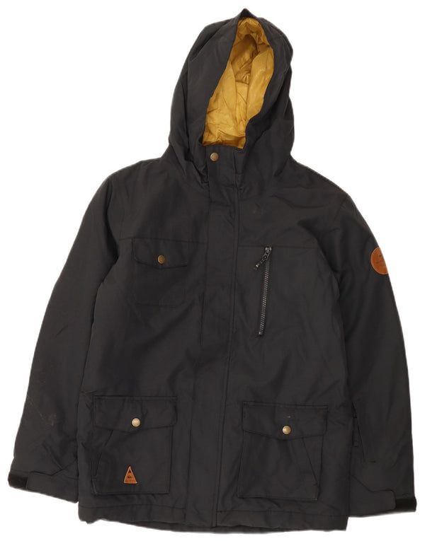 Quiksilver Jungen-Windbreakerjacke mit Kapuze, 13–14 Jahre, XL, Marineblau