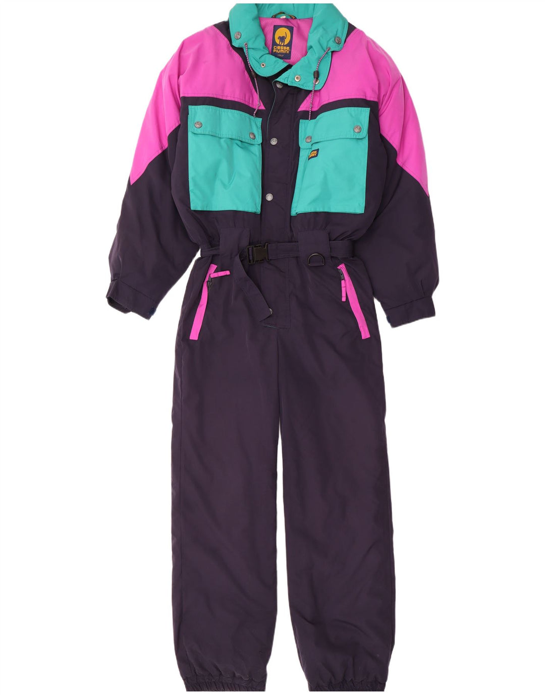 Ciesse Piumini Herren-Skioverall IT 46 Small Marineblau Farbblock