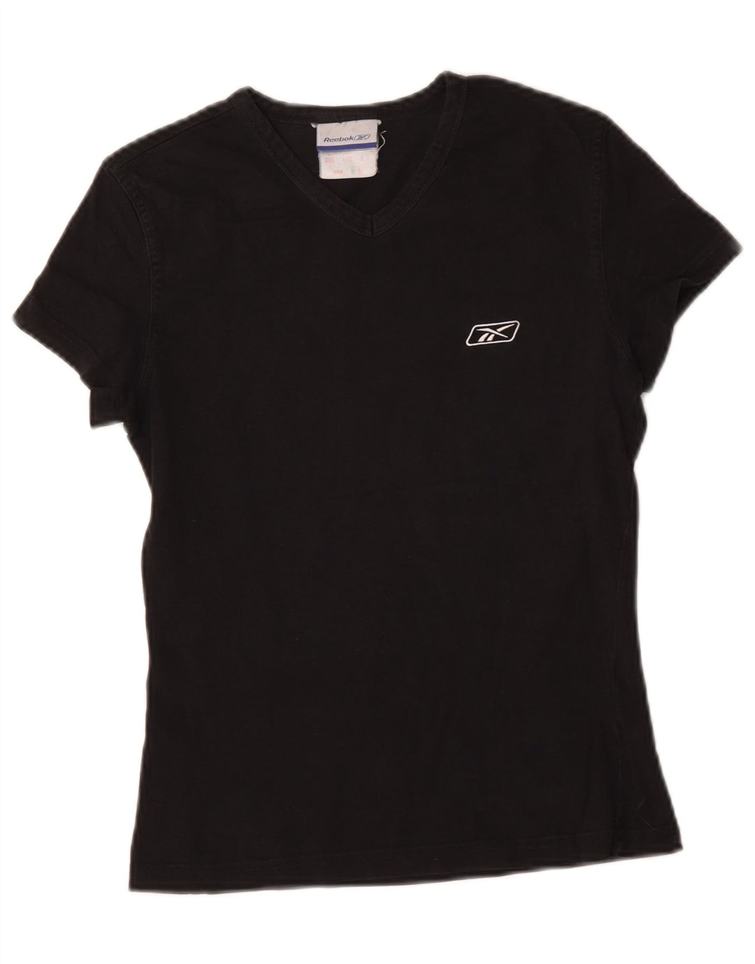 Reebok Damen T-Shirt Top UK 12 Medium Schwarz