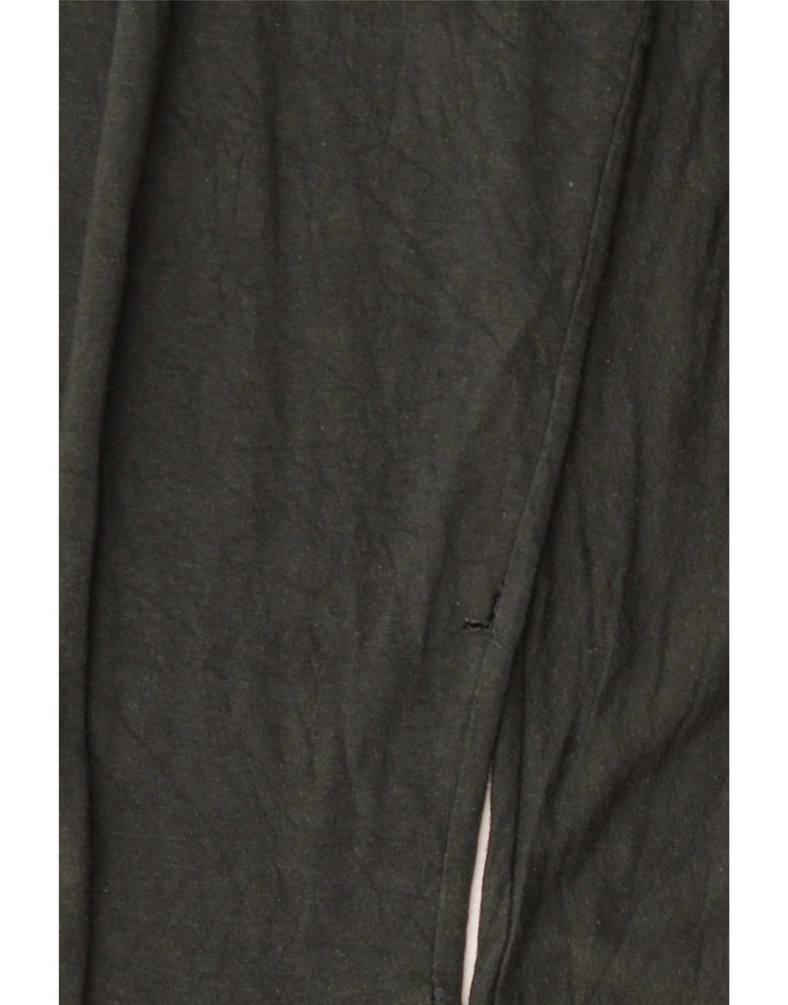 Zara Damen-Oberteil mit Kapuze, übergroß, langärmlig, UK 10, Größe S, Schwarz