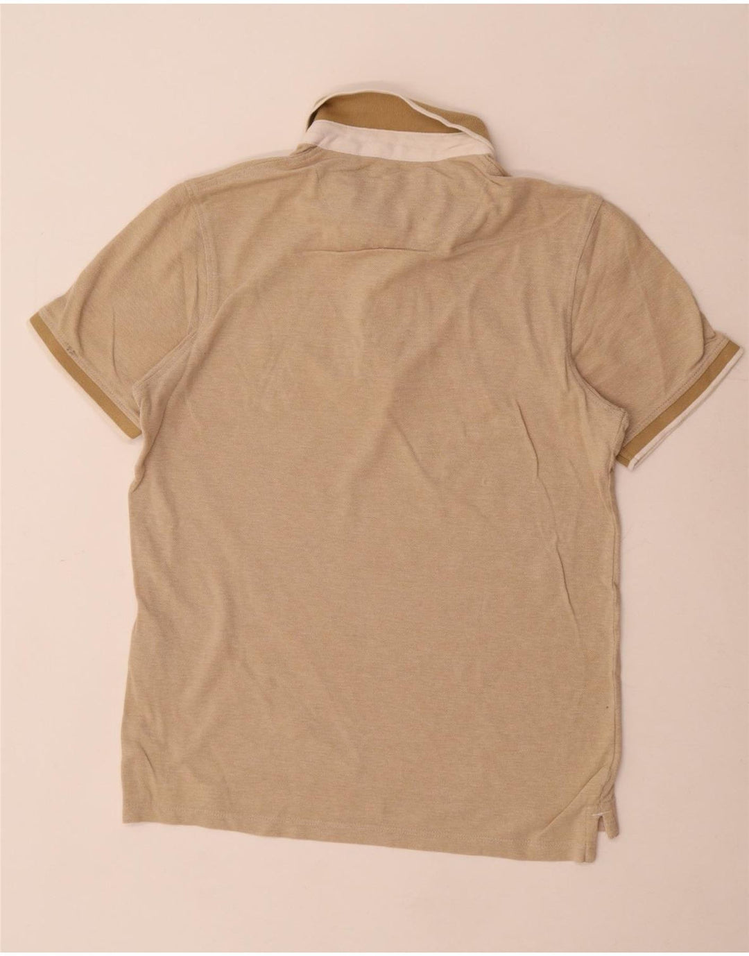 Jack & Jones Herren Poloshirt Small Beige Baumwolle
