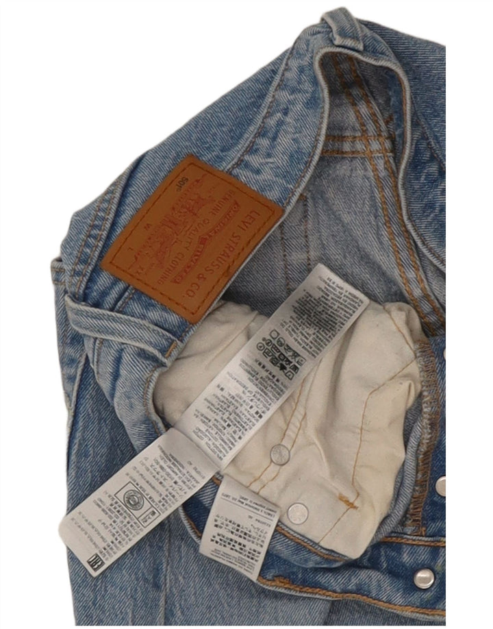 Levi's Damen 501 Straight Jeans W28 L28 Blaue Baumwolle
