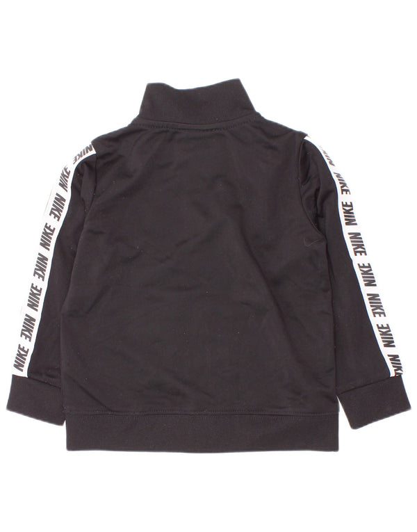 Nike Baby-Jungen-Trainingsanzugoberteil mit Grafik, 12–18 Monate, schwarzes Farbblockdesign