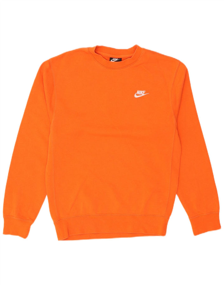 Nike Herren Sweatshirt Pullover XS Orange Baumwolle