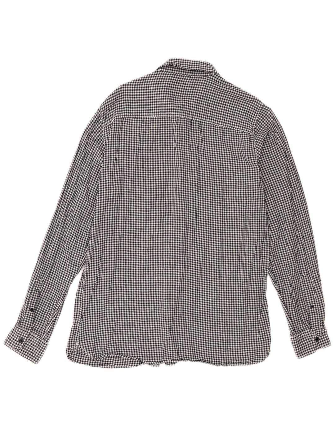 Jack & Jones Herrenhemd, groß, marineblau, Gingham-Baumwolle