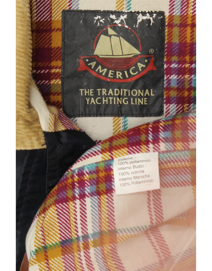 AMERICA Womens Yachting Outfits Duffle Jacket UK 18 XL Marineblau Polyamid