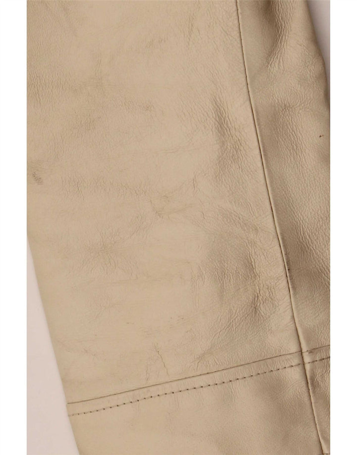 Conbipel Damen Lederjacke IT 42 Medium Beige