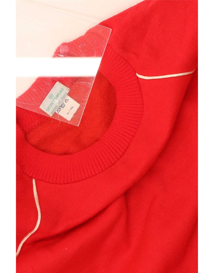 Vintage Herren Sweatshirt Pullover 2XL Rot