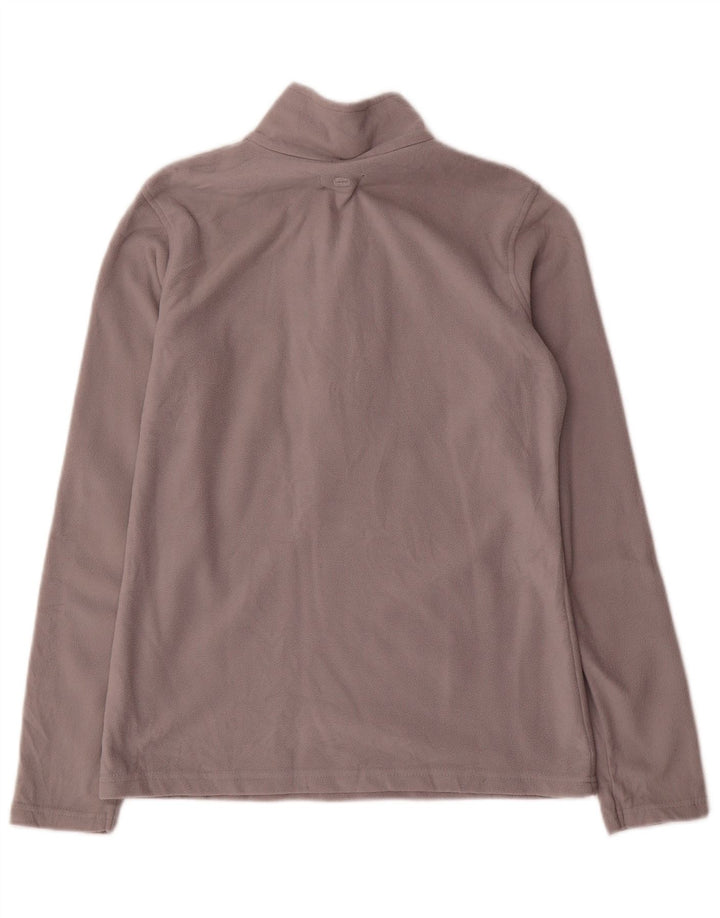 Mountain Warehouse Damen-Fleecepullover mit Reißverschluss am Kragen, UK 10, Größe S, Grau, Polyester