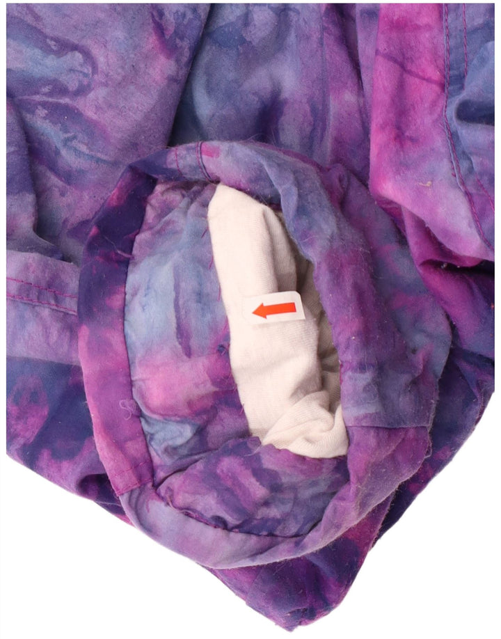 Vintage Damen Trainingsanzug Top Jacke UK 16 Groß Mehrfarbig Tie Dye