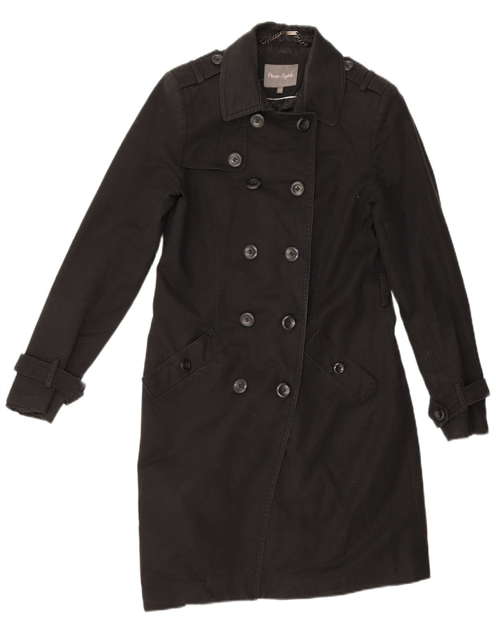 Phase Eight Damen-Trenchcoat im Militär-Stil, Gr. 10, Größe S, Schwarz
