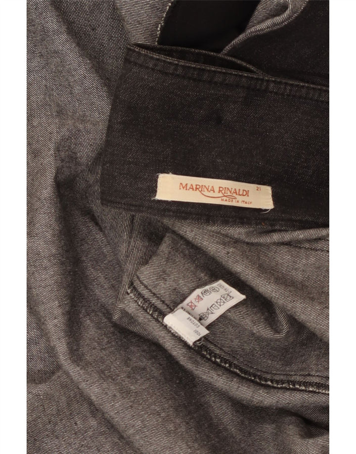 Marina Rinaldi Damen 2-Knopf-Übergröße-Blazerjacke, Größe 21, mittelschwarz