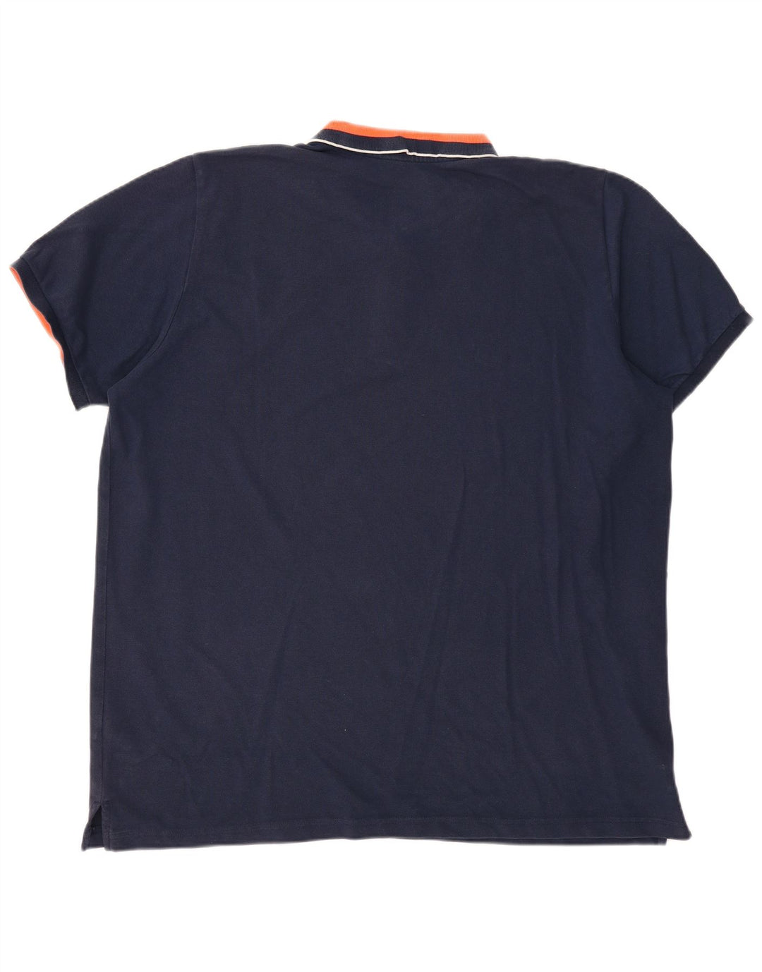 ADIDAS Herren Poloshirt 3XL Marineblau Colourblock Baumwolle