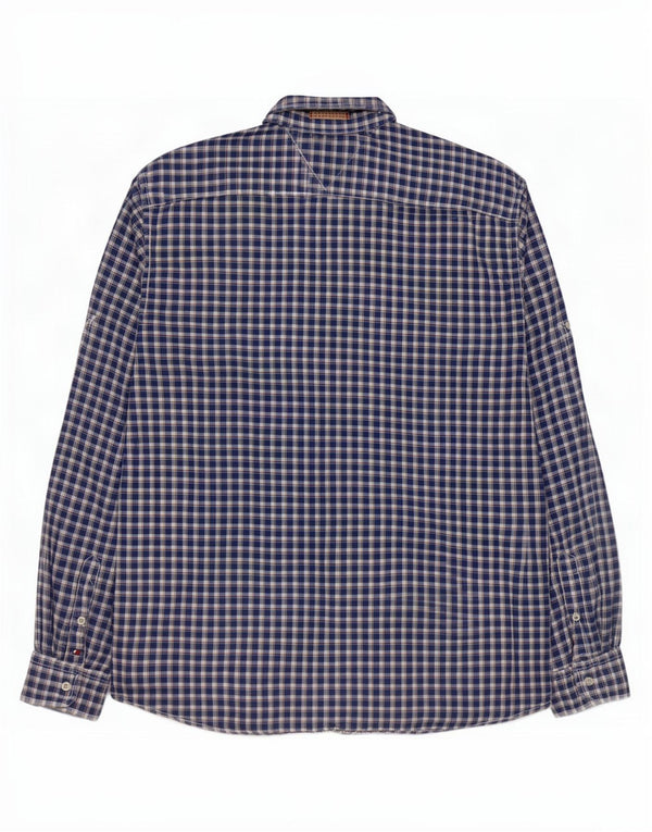 Tommy Hilfiger Mens Vintage Fit Shirt XL Blue Gingham