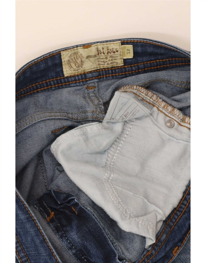 Fat Face Damen-Cropped-Jeans UK 12 Medium W32 L23 Blau