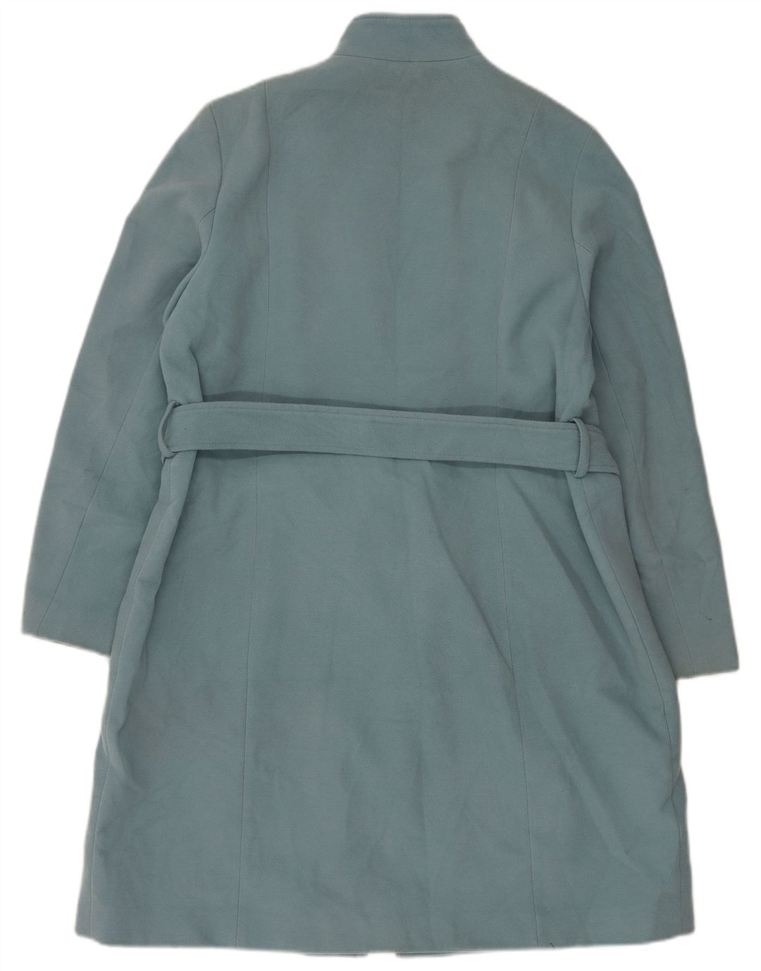 Marks & Spencer Damen Loose Fit Mantel UK 18 XL Blau Polyester