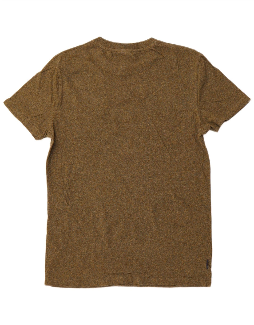SUPERDRY Herren T-Shirt-Oberteil aus mittlerer Khaki-Baumwolle