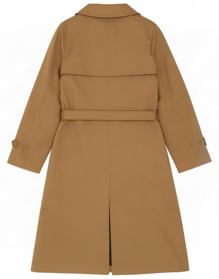 Vintage Damen Trenchcoat IT 42 Mittelbeige Baumwolle