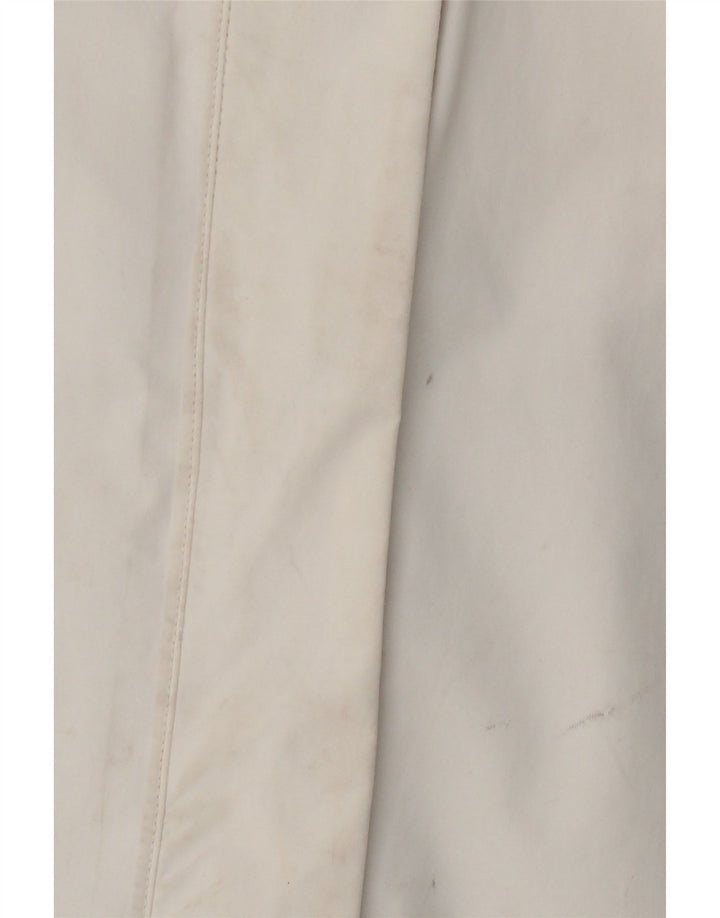 The North Face Damen-Regenjacke UK 16 Large Weiß Colourblock Polyester