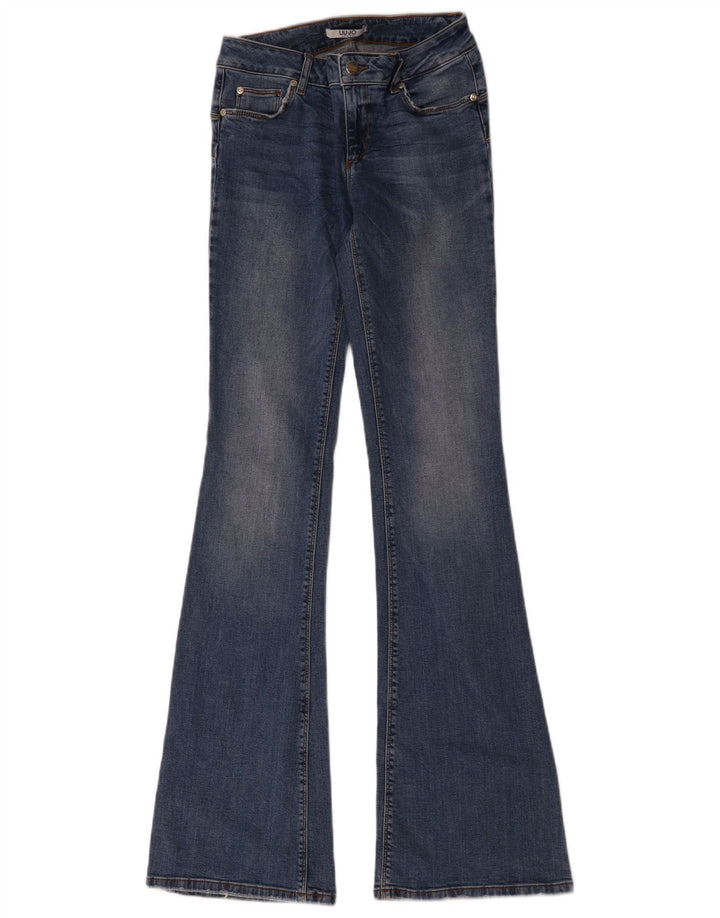 Liu Jo Damen Schlagjeans W28 L35 Blau