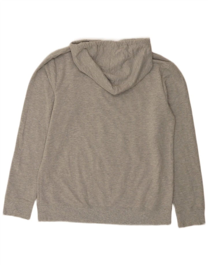 Calvin Klein Herren-Kapuzenpullover mit Grafik, mittelgrau gefleckte Baumwolle