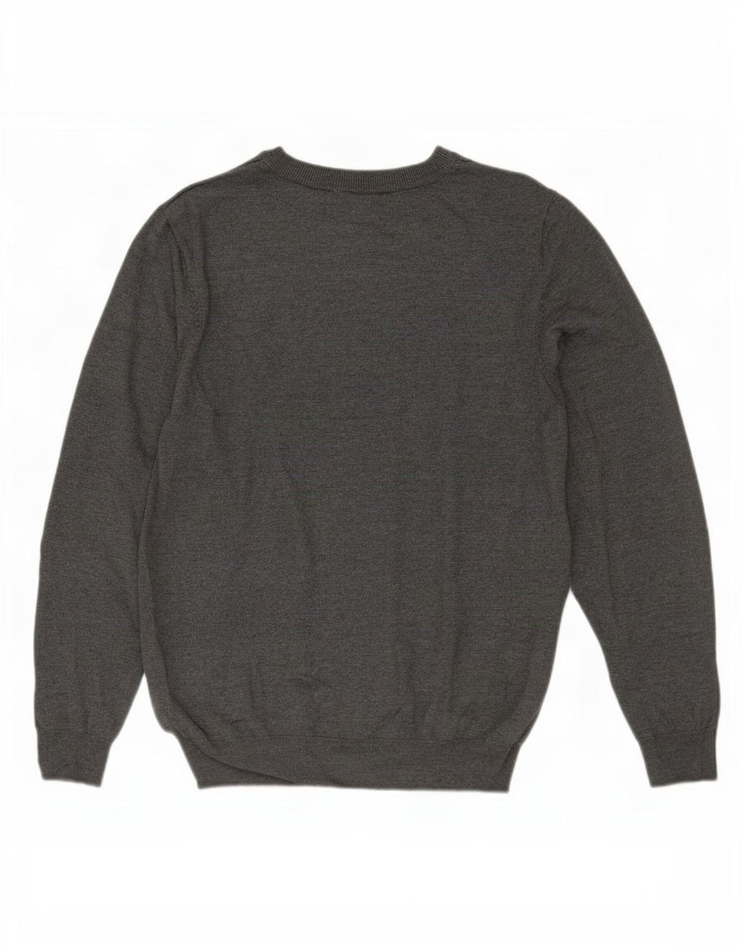 Zara Damen-Pullover mit Rundhalsausschnitt, UK 14, mittelgraue Viskose