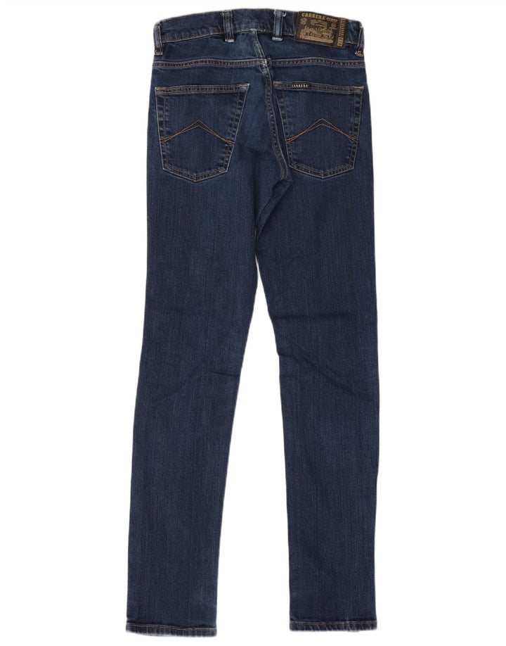 Carrera Damen 717 Slim Jeans W29 L33 Marineblau Baumwolle