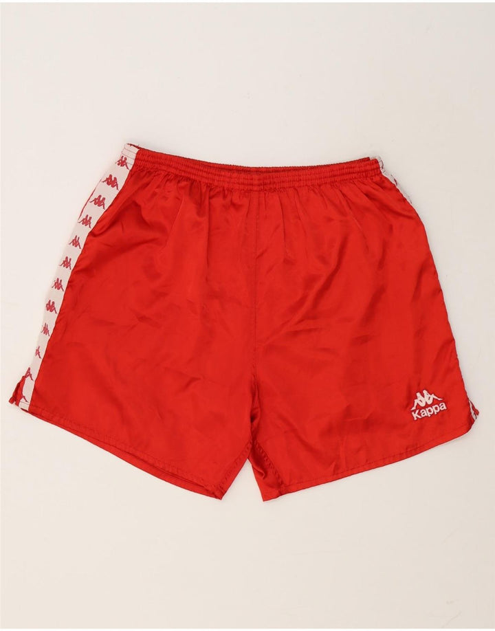 Kappa Herren Graphic Sport Shorts XL Rot Colourblock Polyester