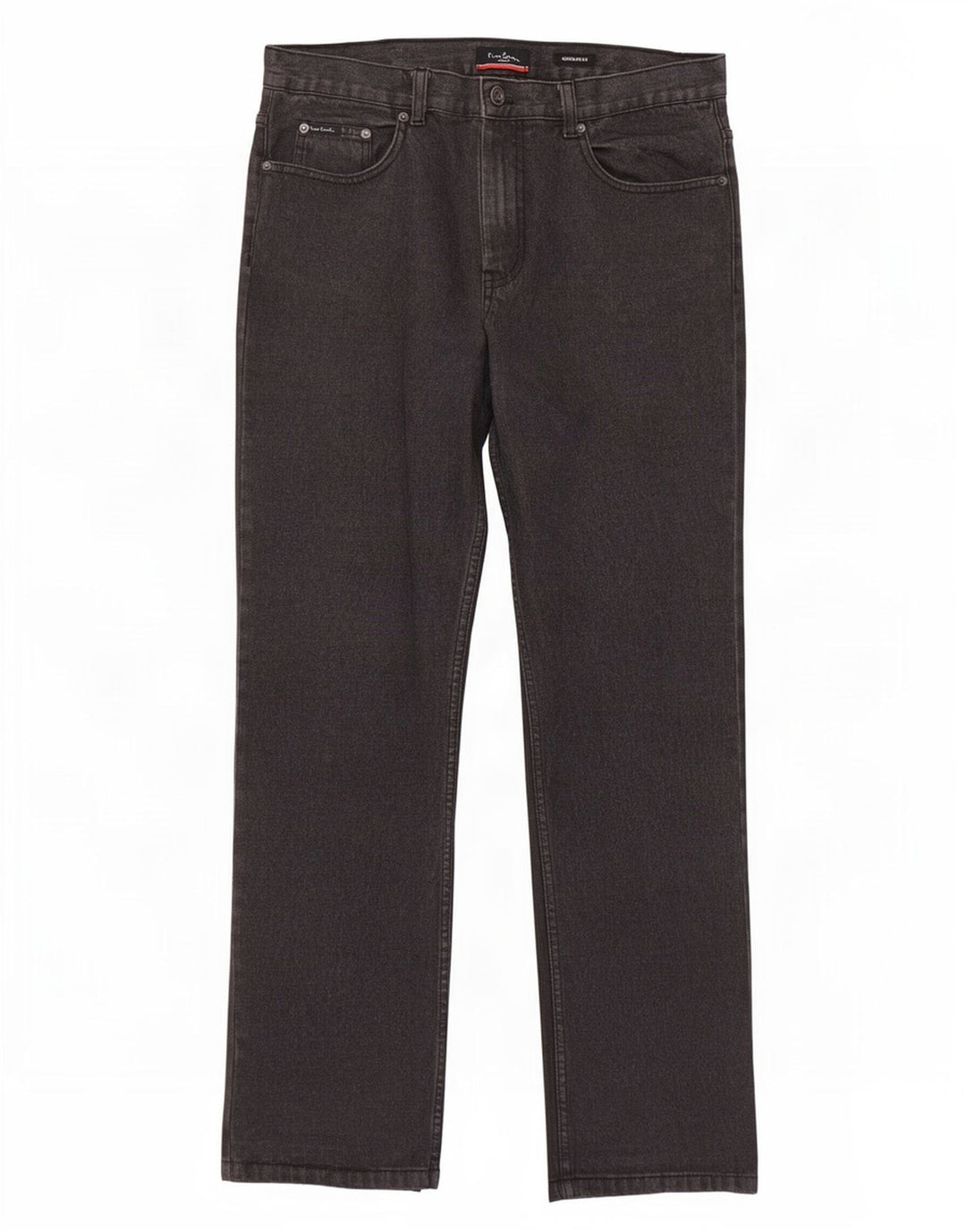 Pierre Cardin Herren-Jeans mit normaler Passform, gerade Passform, W34, L31, graue Baumwolle