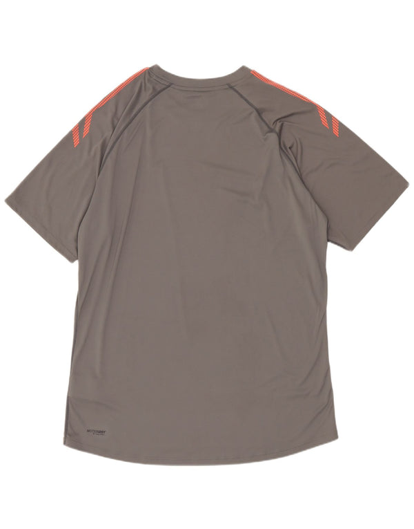 Asics Herren Grafik T-Shirt Top XL Grau Polyester Sport