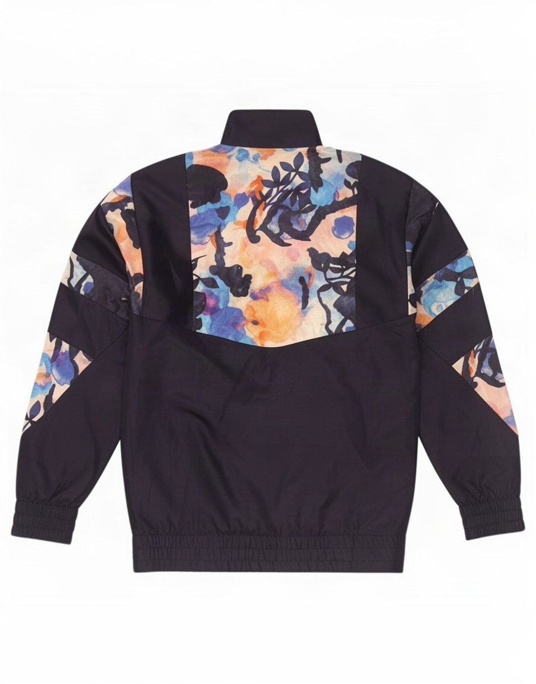 Adidas Jungen-Trainingsanzug-Top-Jacke, 13–14 Jahre, schwarzes Colourblock-Polyester