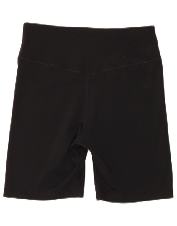 Nike Damen Dri Fit Sport Shorts UK 12 Medium Schwarz Polyester